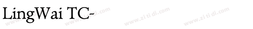 LingWai TC字体转换